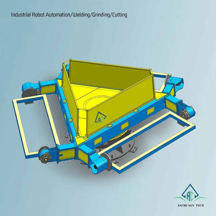 Four-axis Rotating Three-station Flip Positioner